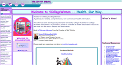 Desktop Screenshot of 4collegewomen.org