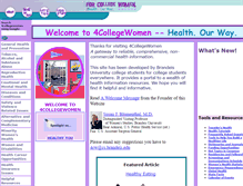 Tablet Screenshot of 4collegewomen.org
